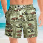 Dirt Track Racing Men'S Button'S Up Shirts Hawaiian Shirt & Beach Shorts