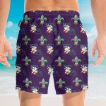 Louisiana Fleur De Lis Mardi Hawaiian Shirt & Beach Shorts