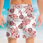 Firefighter Fire Rescue Men'S Button'S Up Shirts Hawaiian Shirt & Beach Shorts