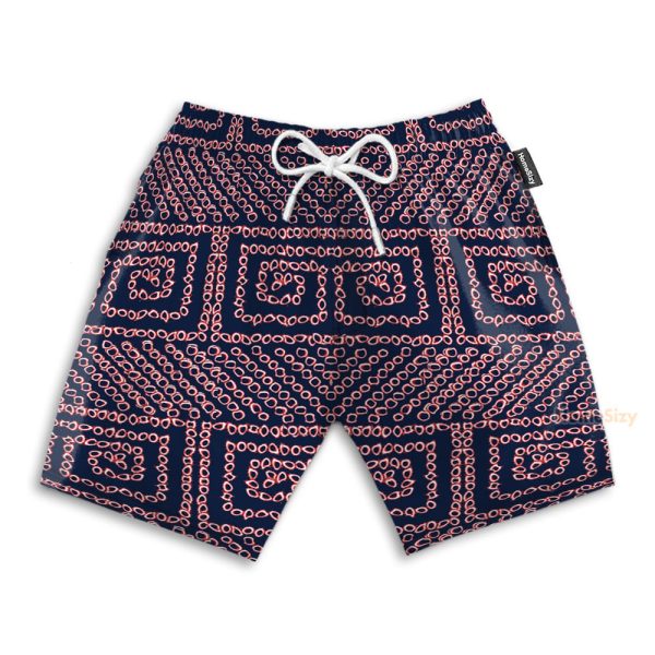 Marty Mcfly Back To The Future Movie Cosplay Costume Hawaiian Shirt & Beach Shorts