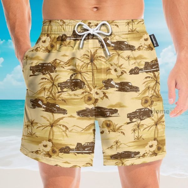 Dirt Track Racing Men'S Button'S Up Shirts Hawaiian Shirt & Beach Shorts