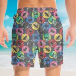 Mighty Morphin Power Rangers Movie Helmet Hawaiian Shirt & Beach Shorts