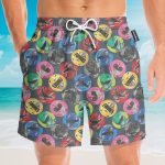 Mighty Morphin Power Rangers Movie Helmet Hawaiian Shirt & Beach Shorts