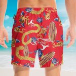 Fear And Loathing In Las Vegas Movie Dr Gonzo Cosplay Costume Hawaiian Shirt & Beach Shorts