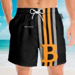 Bitcoin Just Hold It Men'S Button'S Up Shirts Hawaiian Shirt & Beach Shorts