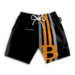 Bitcoin Just Hold It Men'S Button'S Up Shirts Hawaiian Shirt & Beach Shorts