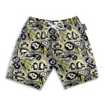 Bitcoin Doodle Funky Pattern Hawaiian Shirt & Beach Shorts