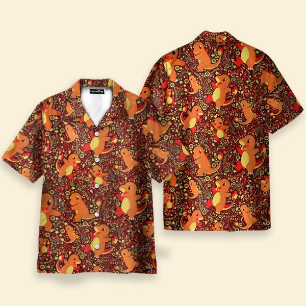 Pomo Seamless Pattern V18 Hawaiian Shirt