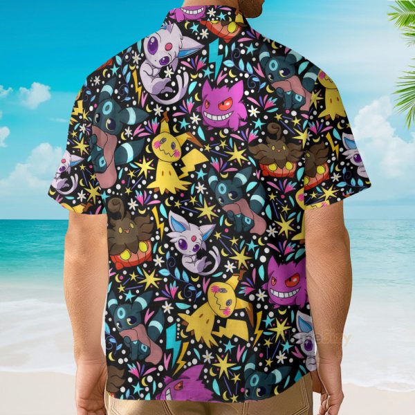 Ghost Pomo Seamless Pattern Hawaiian Shirt