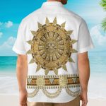 Elvis Presley Sun Dial Cosplay Costume Hawaiian Shirt