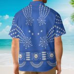 Elvis Presley Owl Blue Cosplay Costume Hawaiian Shirt