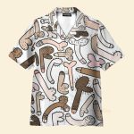 Colored-In Cock Doodles Funny Men Shirt Hawaiian Shirt