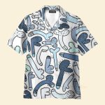 Colored-In Cock Doodles Funny Men Shirt Hawaiian Shirt