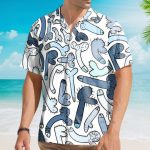 Colored-In Cock Doodles Funny Men Shirt Hawaiian Shirt