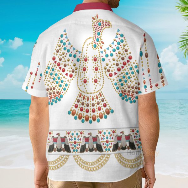 Elvis Presley Thunderbird Cosplay Costume Hawaiian Shirt