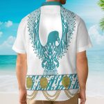 Elvis Presley Turquoise Phoenix Cosplay Costume Hawaiian Shirt