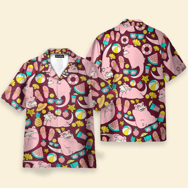 Pomo Seamless Pattern V2 Hawaiian Shirt