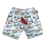 3D Aircraft Pattern Summer Hawaiian Shirt