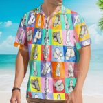 Colorblock Cocks Hawaiian Shirt Qt4092001