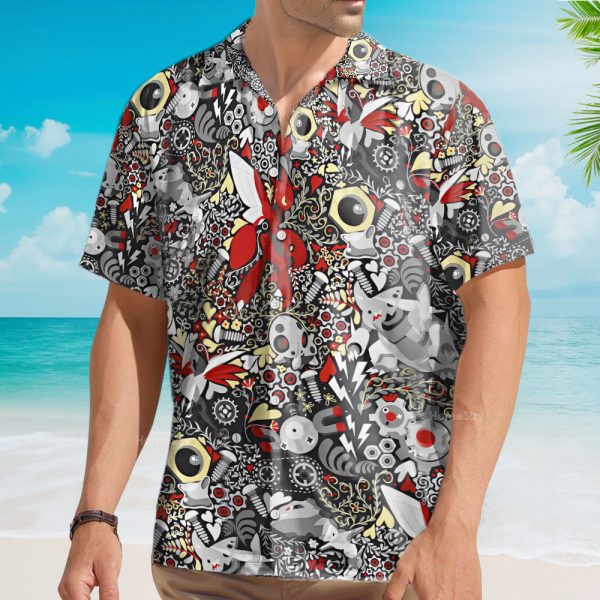 Pomo Seamless Pattern V8 Hawaiian Shirt