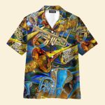 When Words Fail Trumpet Speaks Hawaiian Shirt
