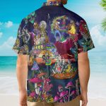 Skull Vintage Printed Casual Abstract Hippie Style Hawaiian Shirts
