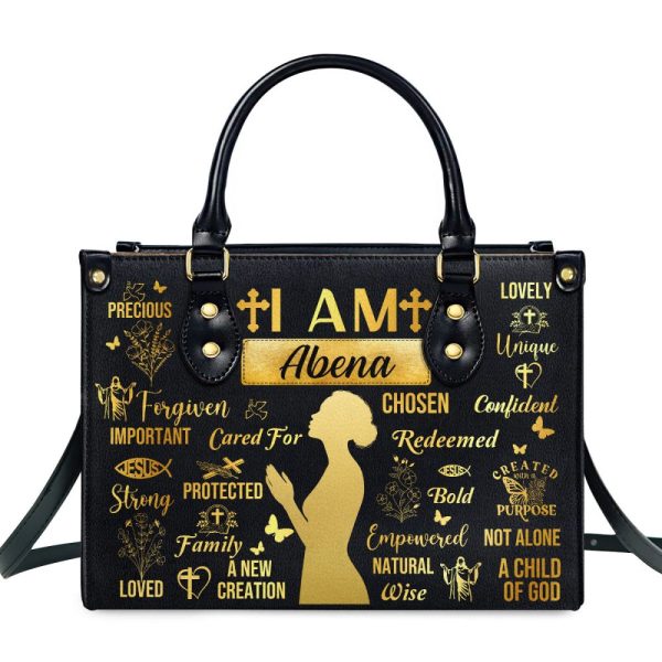 I Am Chosen - Personalized Leather Handbag