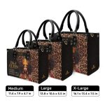 Black Queen Is Powerful - Personalized Leather Handbag Mb24