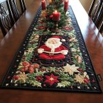 Arctic Glow Quilted Table Runner