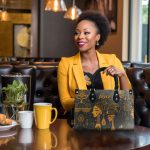 The Ancient Time Unique Texture - Personalized Leather Handbag Stb15