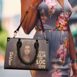 Keep Calm And Loc On - Personalized Leather Handbag Stb34