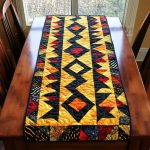 African Vibe Quilted Table Runner