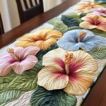 Aloha Bloom Quilted Table Runner