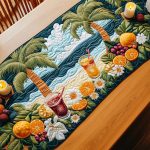 Aloha Feast Quilted Table Runner