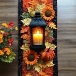 Amber Trails Quilted Table Runner