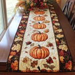 Amber Twilight Quilted Table Runner