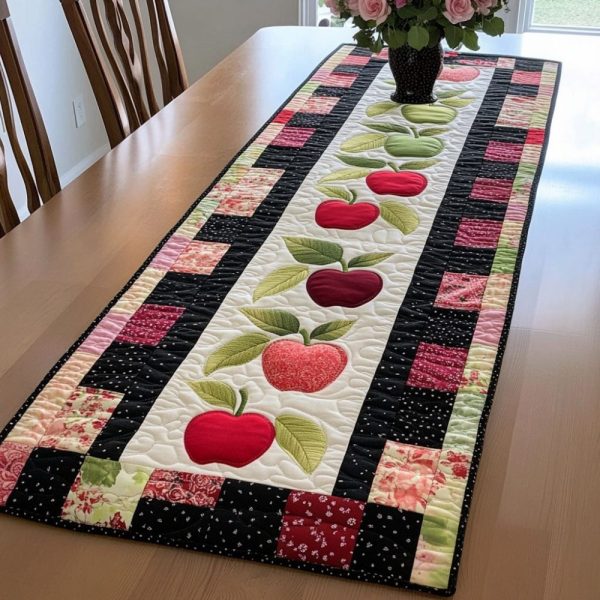 Apple Orchard Quilted Table Runner