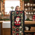 Arctic Glow Quilted Table Runner