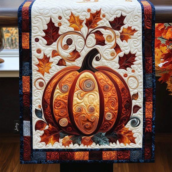 Autumn Whisper Quilted Table Runner