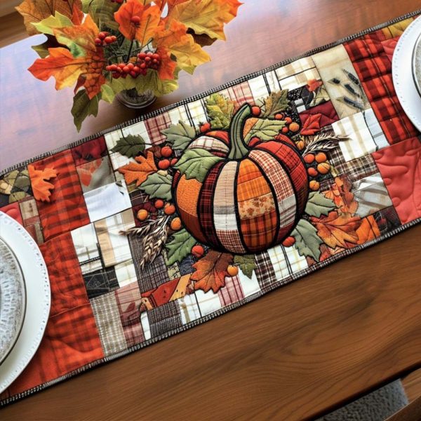 Autumn Gatherings Quilted Table Runner