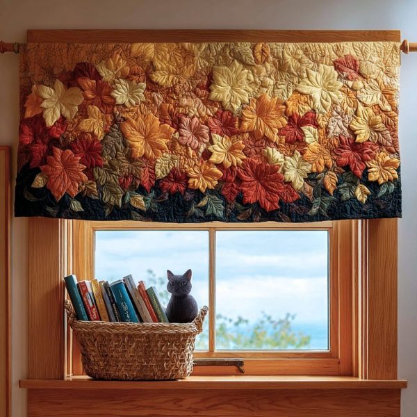 Autumn Glow Quilted Valance