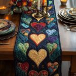 Autumn Love Quilted Table Runner