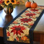 Autumn Radiance Quilted Table Runner