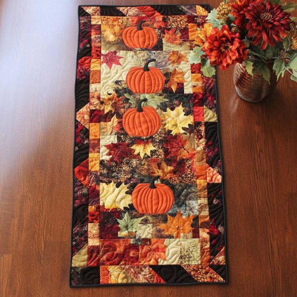 Fall Quilted Table Runner