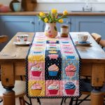 Baker Confection Quilted Table Runner