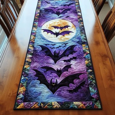 Bat Horizon Quilted Table Runner