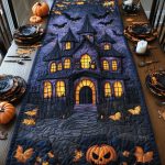 Batlit Balcony Quilted Table Runner