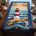 Beacon In The Storm Quilted Table Runner