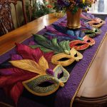 Beaded Carnival Quilted Table Runner
