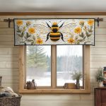 Bee Bliss Quilted Valance